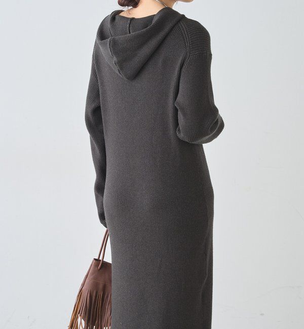  「フーデットジップワンピース」|ワンピース|