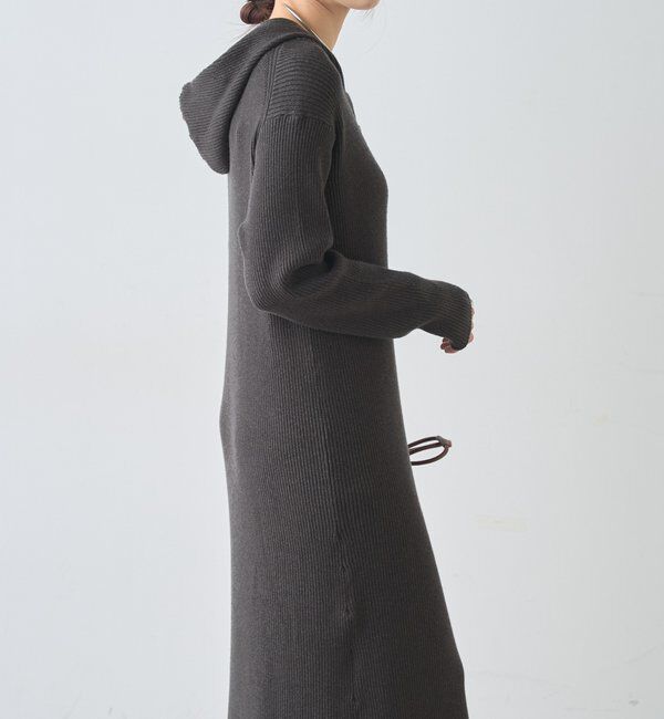  「フーデットジップワンピース」|ワンピース|