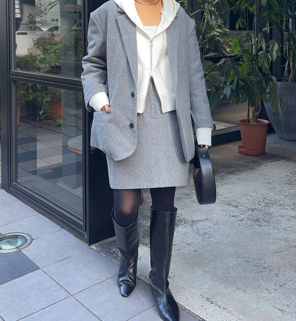  「ウールミニスカート」|スカート|