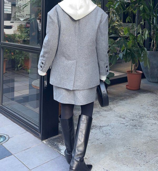  「ウールミニスカート」|スカート|