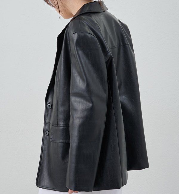  「レザーテーラージャケット」|テーラードジャケット|