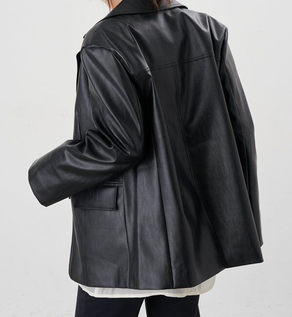  「レザーテーラージャケット」|テーラードジャケット|