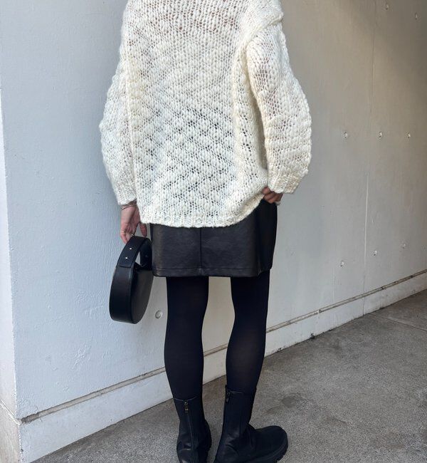  「レザーミニスカート」|スカート|