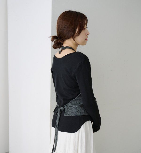  「ベアテレコロングスリーブカットソー」|Tシャツ・カットソー|