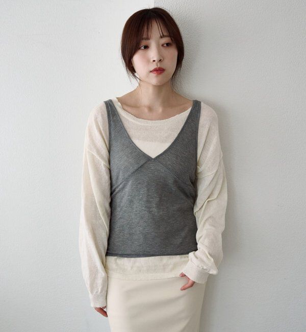  「シアーワイドニット」|ニット・セーター|