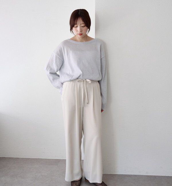  「シアーワイドニット」|ニット・セーター|