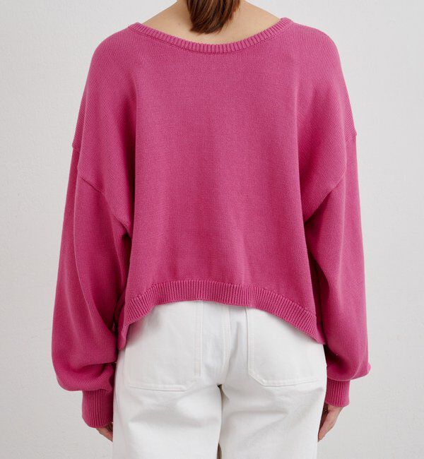  「2WAYラウンドショートプルオーバー」|ニット・セーター|