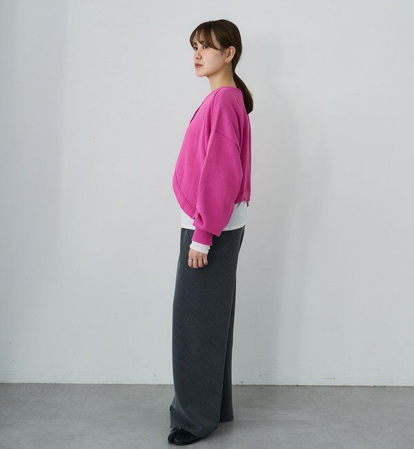  「2WAYラウンドショートプルオーバー」|ニット・セーター|