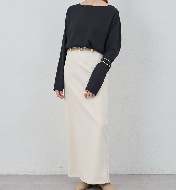  「サイドスリットブラウス」|シャツ・ブラウス|