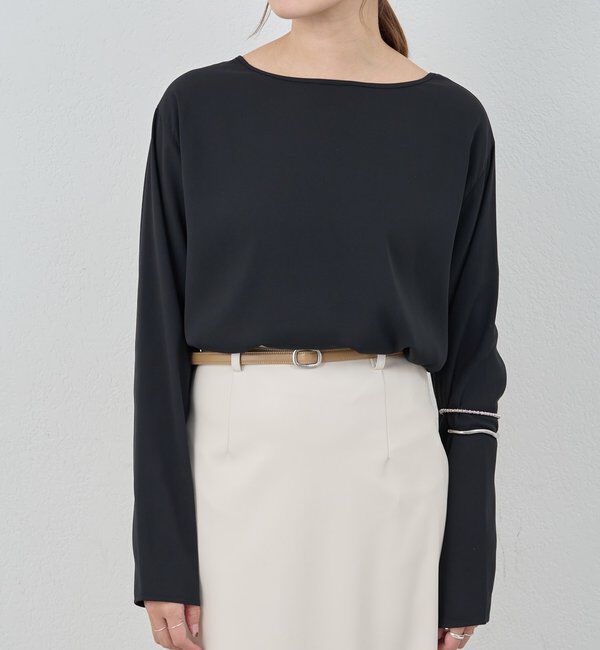  「サイドスリットブラウス」|シャツ・ブラウス|