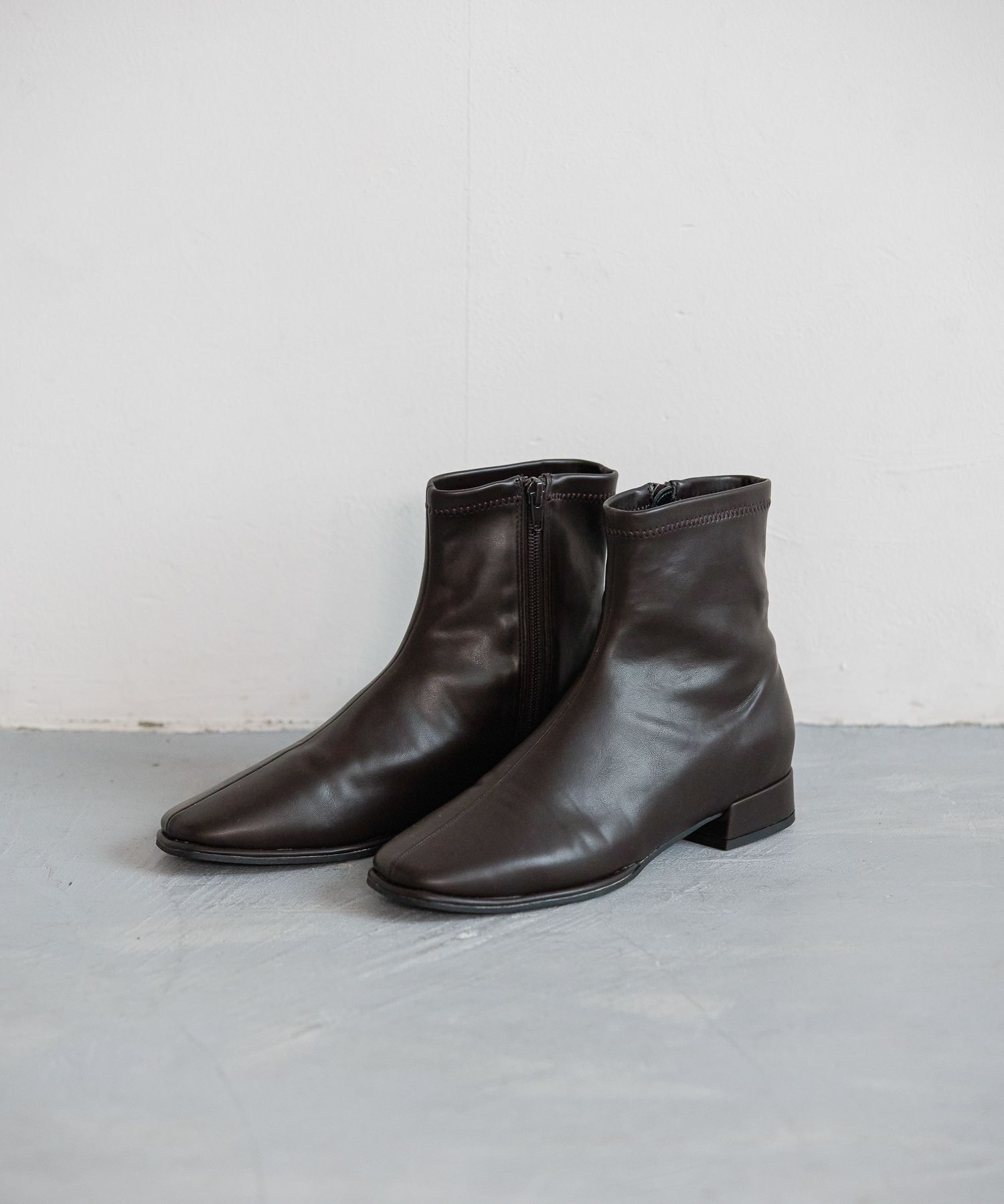 A part by 「フラットショートブーツ」|その他|ブラウン