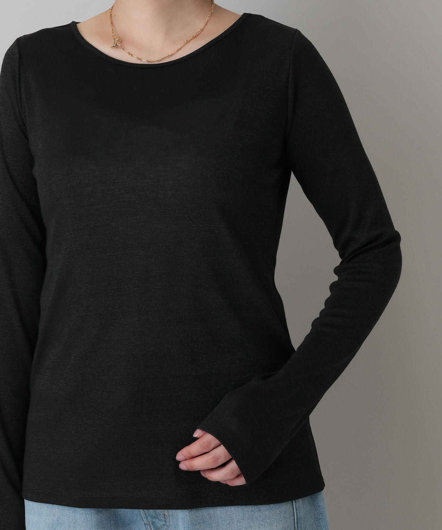 A part by 「ラメシアーカット_長袖」|Tシャツ・カットソー|