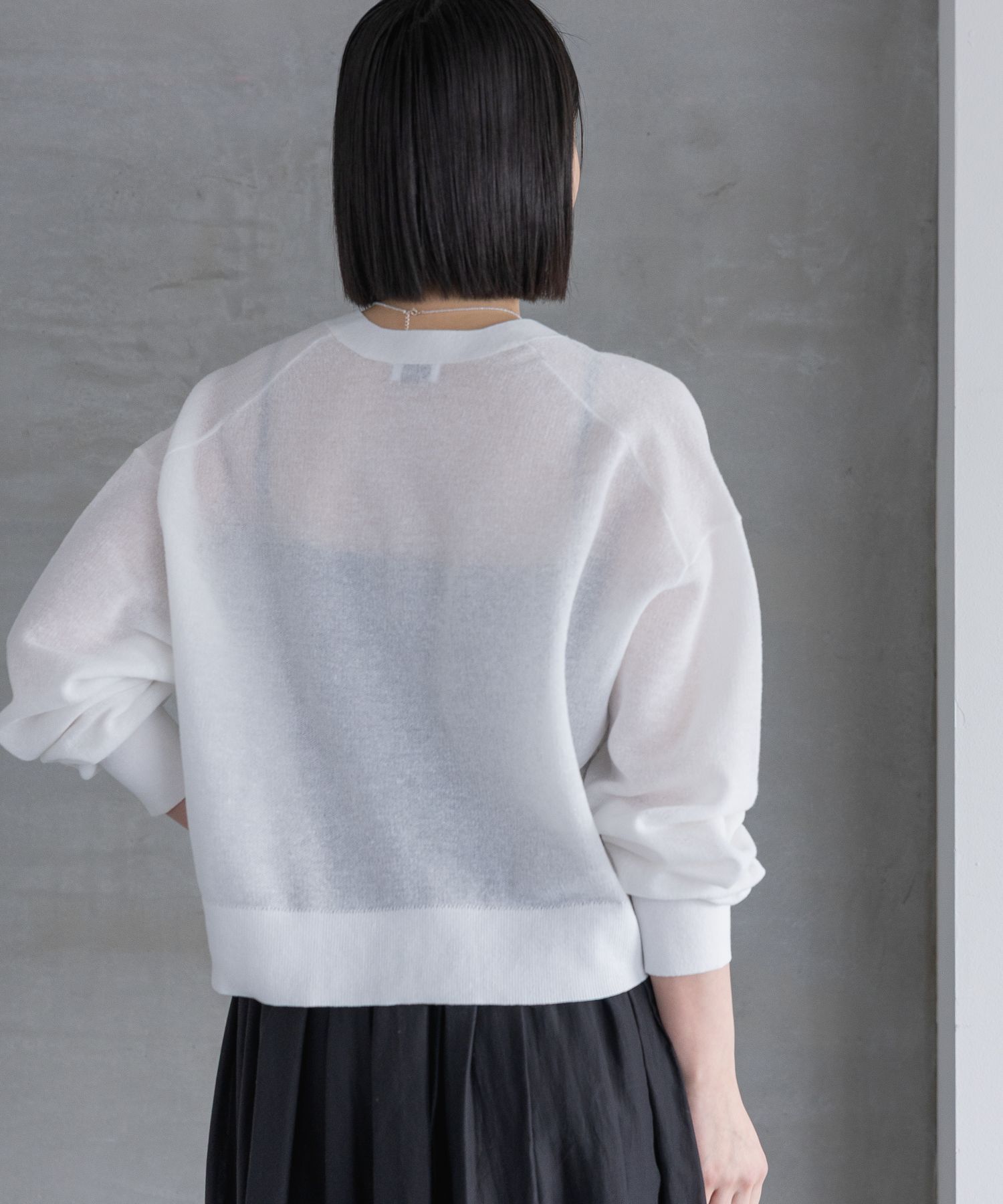 A part by 「シアースポンジカーディガン」|ニット・セーター|