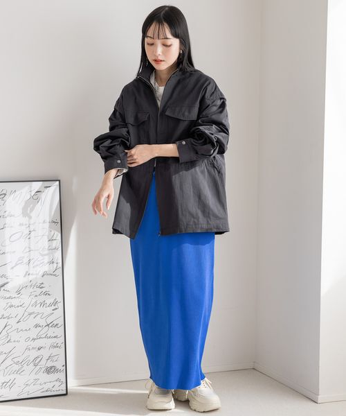 LOWRYS FARM「カットリブタイトスカート」|スカート|