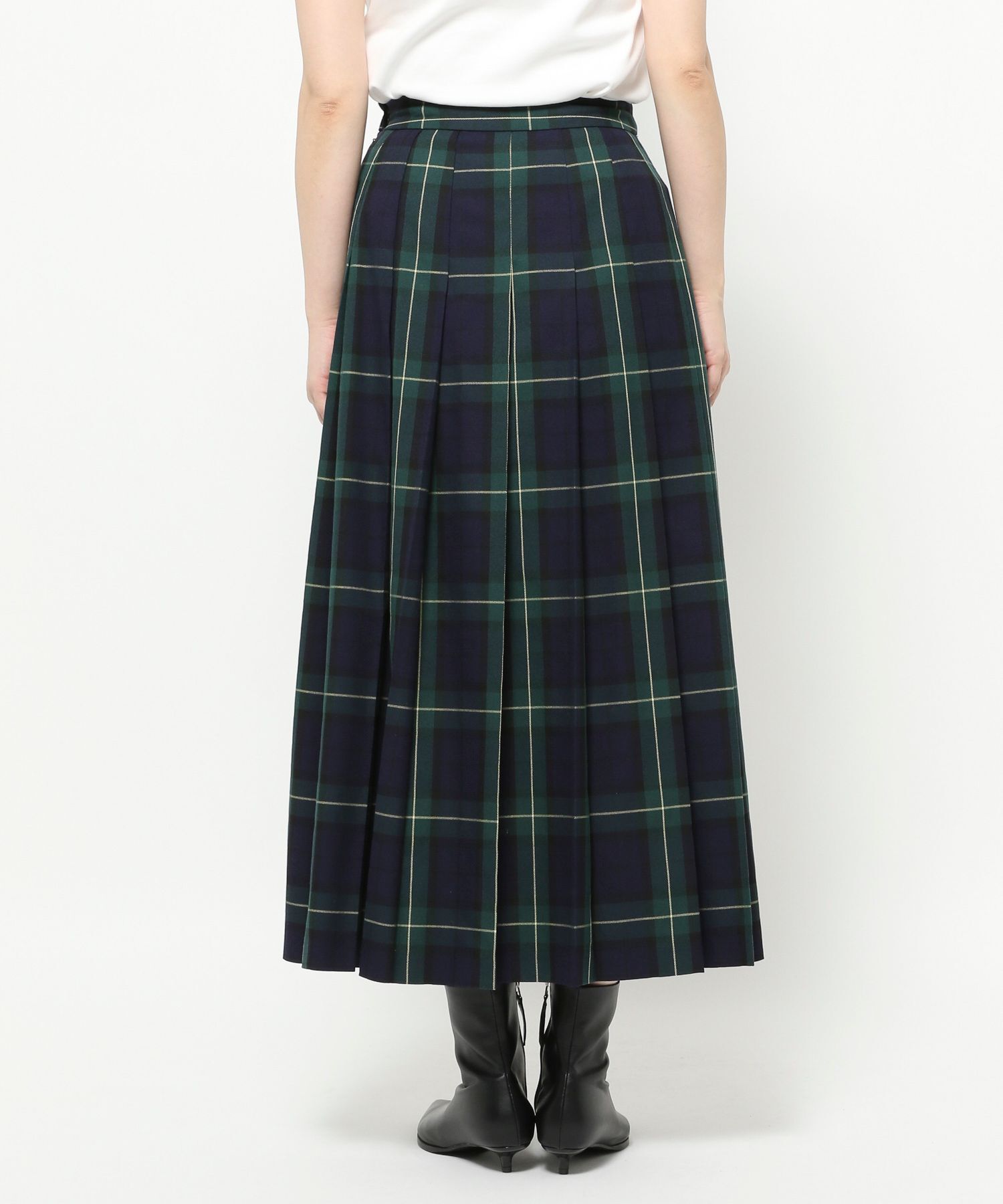 LOWRYS FARM「チェックキルトプリーツスカート」|スカート|