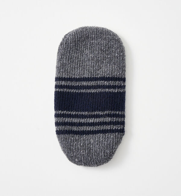 collex「【ecuvo】別注　ボーダースリッポン　メンズ」|ソックス|