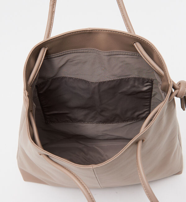 collex「【別注】THE CASE&times;collex 2WAYレザー巾着トートバッグ」|トートバッグ|