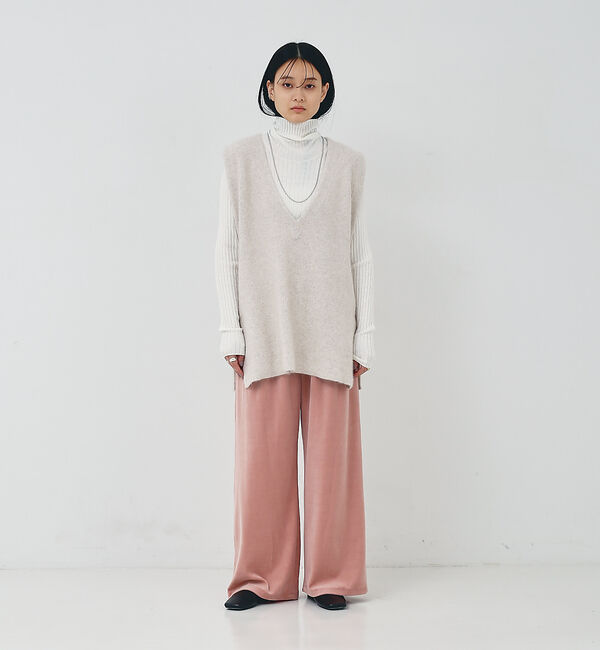 collex「【手洗い可能】ベロアセミワイドパンツ」|その他|