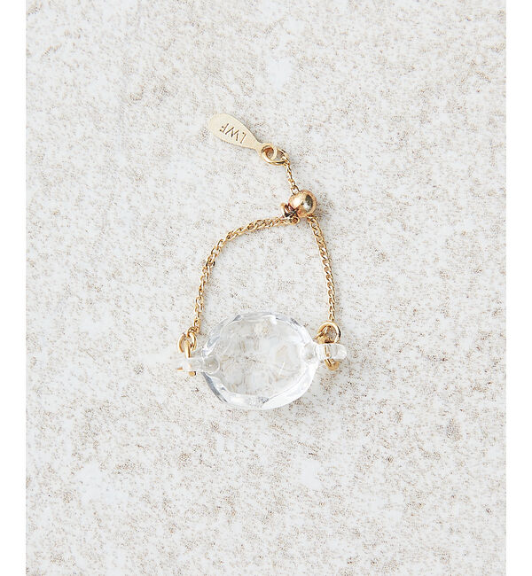 collex「【別注】【HARIO Lampwork Factory】カレットオーバル チェー」|リング|