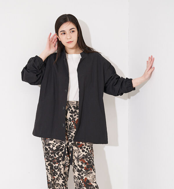 collex「【yarmo】 Drawstring Jacket／ドローストリングジャケット」|ブルゾン・スタジャン|