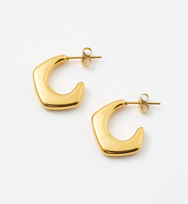 collex「【dignif】【金属アレルギー対応】ニュアンスフープピアス」|ピアス|