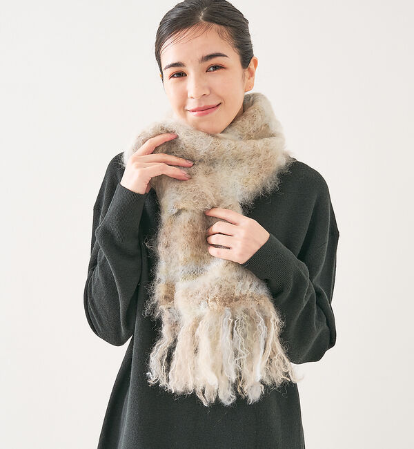 collex「【Adele's MOHAIR】キッドモヘアマフラー」|マフラー|グレー系その他1