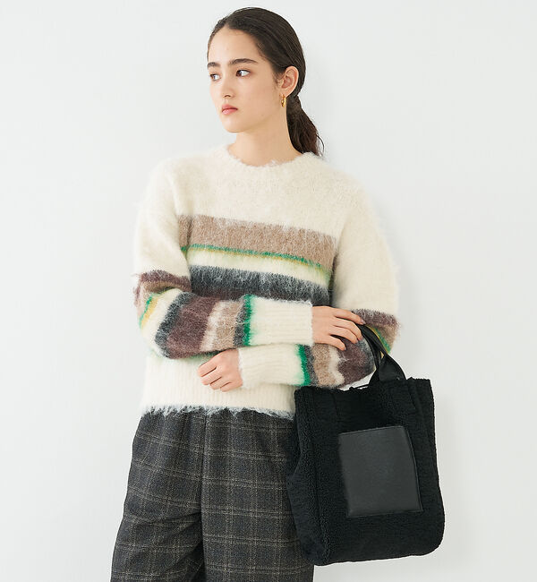 collex「リバーシブルボアトート2WAYバッグ」|トートバッグ|