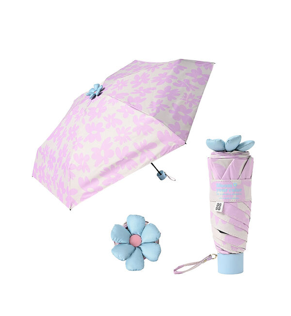 collex「Ohana Parasol 折りたたみ日傘   フラワー【assa】」|傘|ピンク