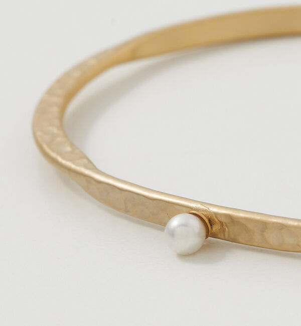 collex「【Ljud/ユード】一粒シェルパールツチメバングル」|ブレスレット・バングル|