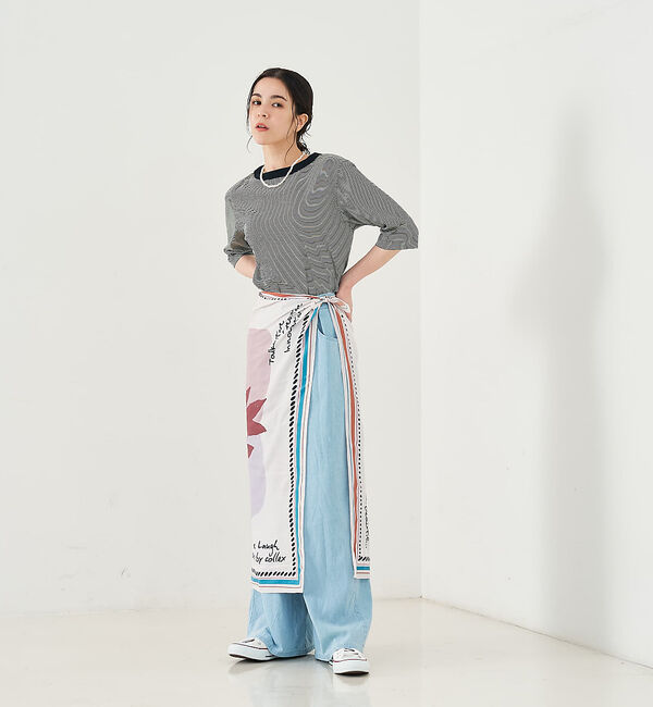 collex「タックウエストデニムパンツ」|デニム|