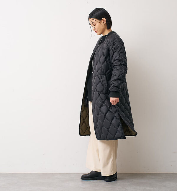 collex「【TAION】 オーバーサイズ ダウン ロングジャケット」|ダウン|
