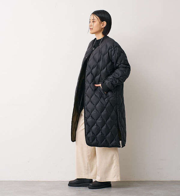 collex「【TAION】 オーバーサイズ ダウン ロングジャケット」|ダウン|