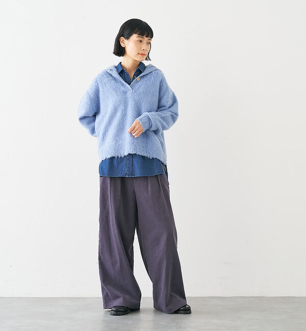 collex「ヘアリースキッパープルオーバー」|ニット・セーター|