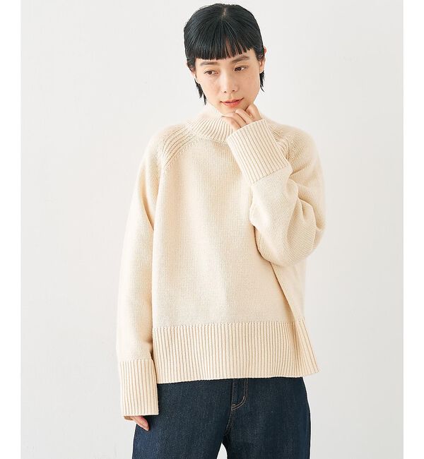 collex「ハイネック2WAYプルオーバー」|ニット・セーター|