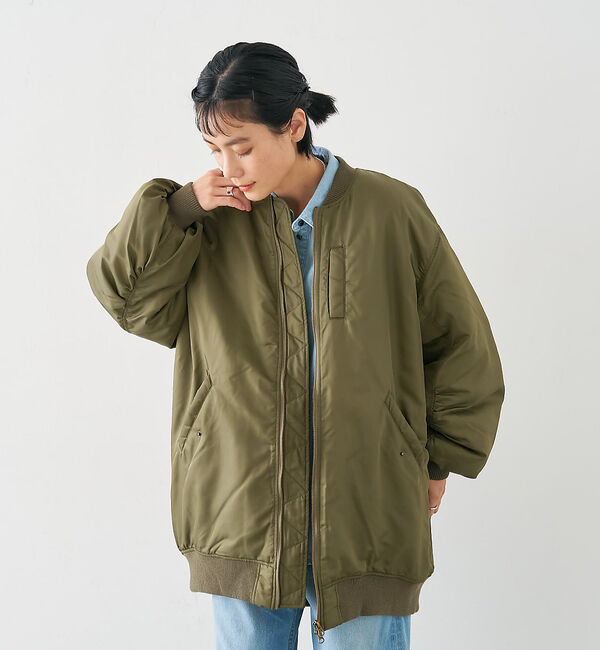 collex「ナイロンツイル中綿ブルゾン」|ブルゾン・スタジャン|