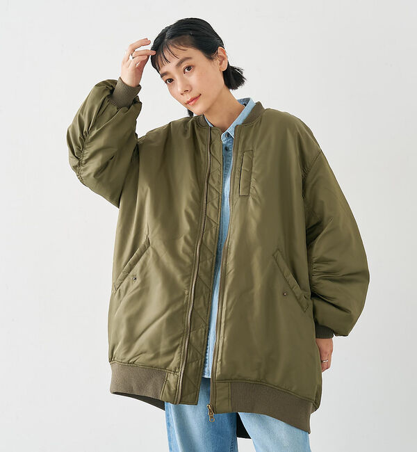 collex「ナイロンツイル中綿ブルゾン」|ブルゾン・スタジャン|