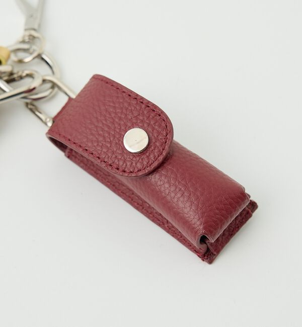 collex「【別注】リップケース付レザーチャーム」|チャーム・キーホルダー|