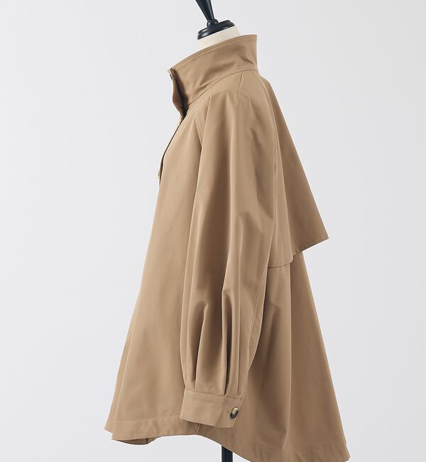 collex「ハイネックフレアーコート」|ブルゾン・スタジャン|