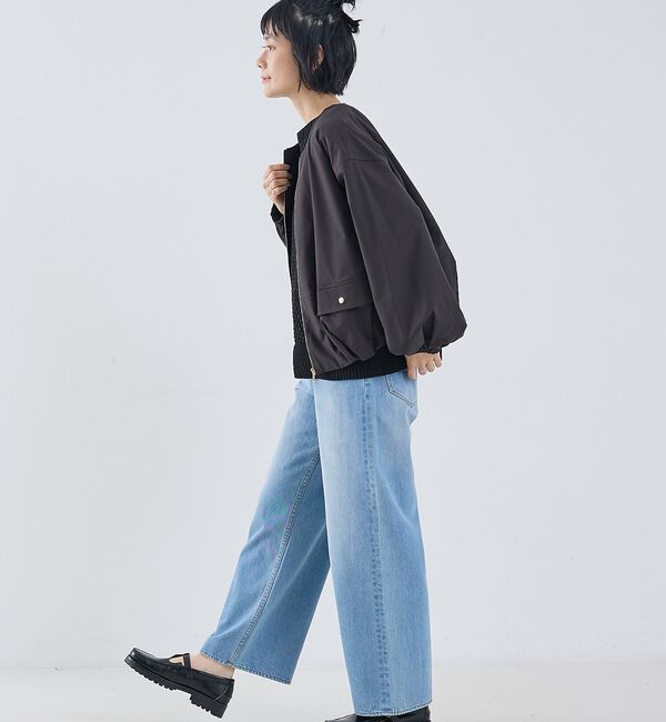 collex「2WAYボリュームスリーブジップアップブルゾン」|ブルゾン・スタジャン|