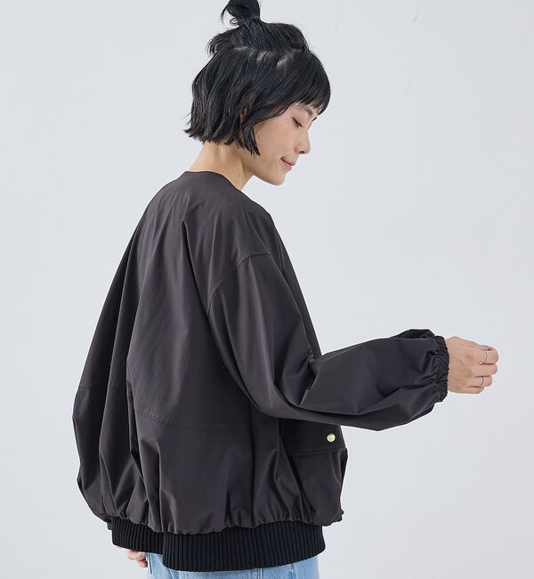 collex「2WAYボリュームスリーブジップアップブルゾン」|ブルゾン・スタジャン|
