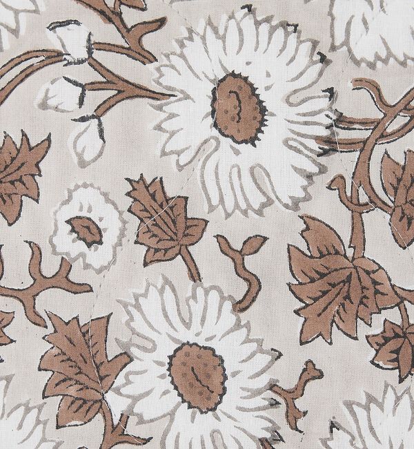 collex「【26SS新色】ブロックプリント キルトクッションカバー 45&times;45」|その他|