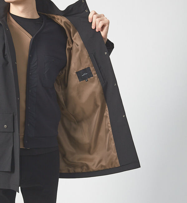 ABAHOUSE「【フード取外可】タスラン ストレッチ コート / スプリングコート」|アウトドア|