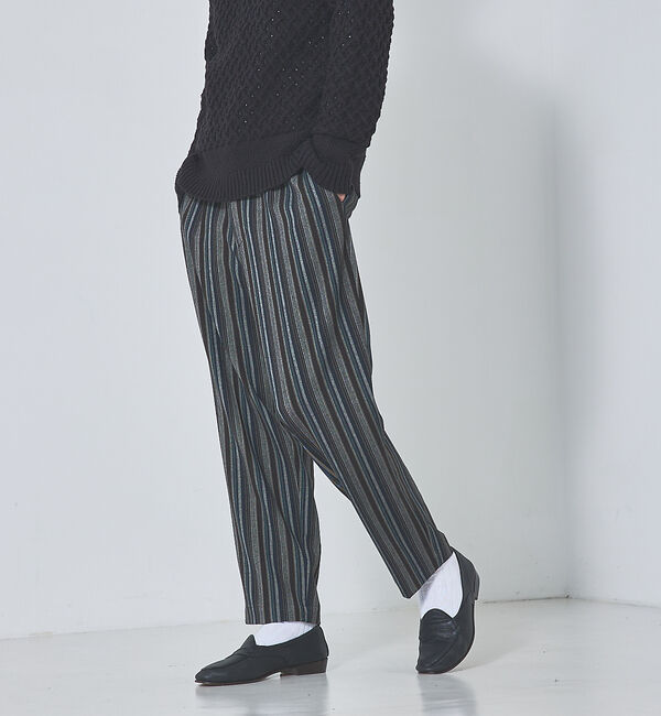ABAHOUSE「ランダムストライプ　バックギャザー　パンツ」|その他|