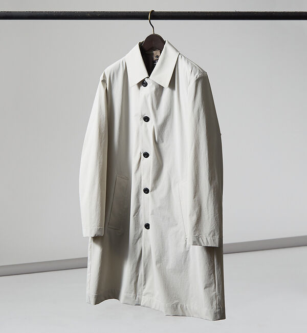 ABAHOUSE「【機能素材SORONA使用】マルチストレッチ 3WAYステンカラーコート / ス」|ステンカラーコート|グレージュ