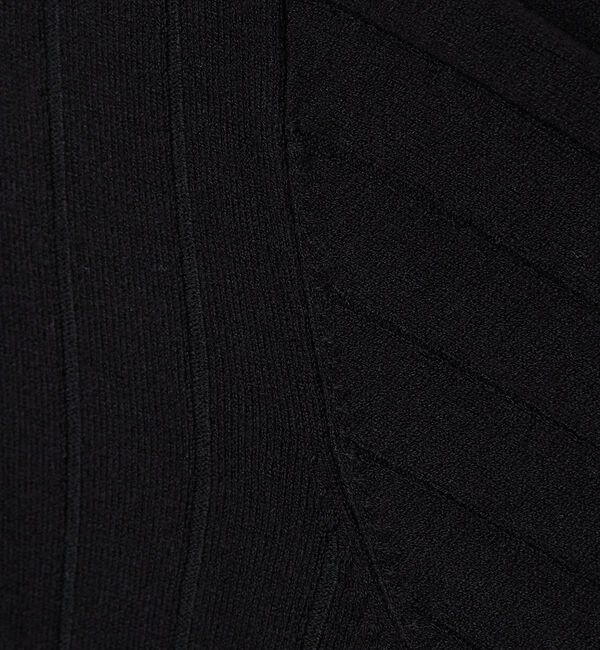 ABAHOUSE「【カシミアタッチ】12ゲージ ワイドリブ クルーネック ニット」|ニット・セーター|