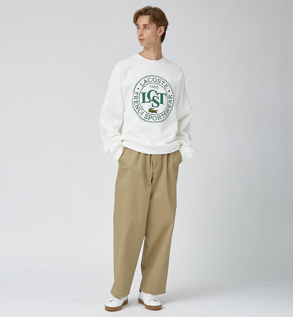 ABAHOUSE「【LACOSTE / ラコステ】サークルグラフィック クルーネックスウェット」|スウェット・ジャージ|