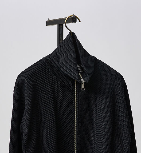 ABAHOUSE「【ハイネック】ドライバーズニット/ジップカーディガン」|カーディガン|