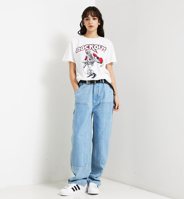 ABAHOUSE「【UNIVERSAL OVERALL/ユニバーサルオーバーオール 】WNEE D」|デニム|