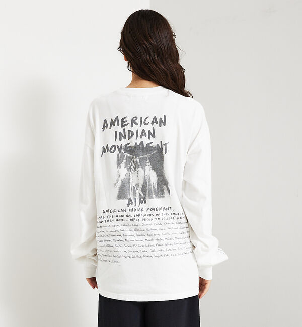 ABAHOUSE「【REMI RELIEF / レミ レリーフ】 INDIAN天竺ロングTシャツ/」|Tシャツ・カットソー|