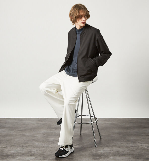 ABAHOUSE「デニムライク ワイドストレート スラックス / ワイドパンツ」|その他|